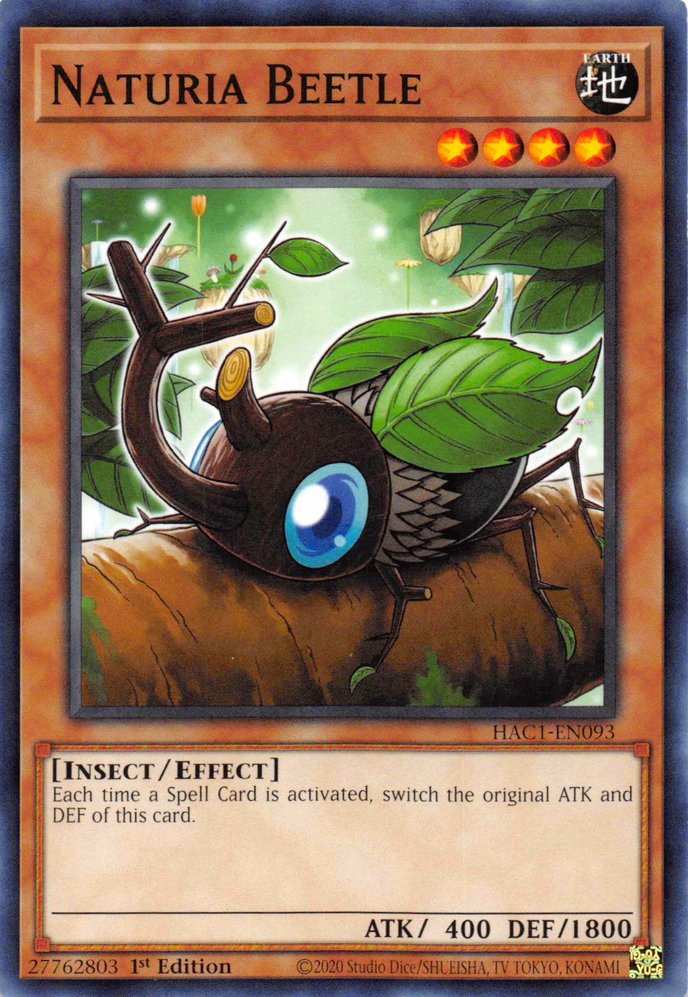 Naturia Beetle [HAC1-EN093] Common | Play N Trade Winnipeg