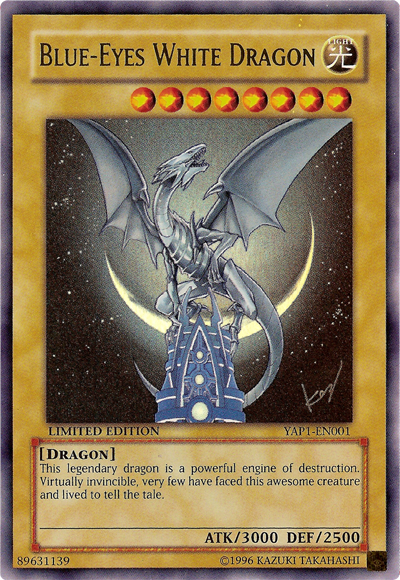 Blue-Eyes White Dragon [YAP1-EN001] Ultra Rare | Play N Trade Winnipeg