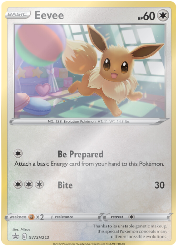 Eevee (SWSH212) [Sword & Shield: Black Star Promos] | Play N Trade Winnipeg