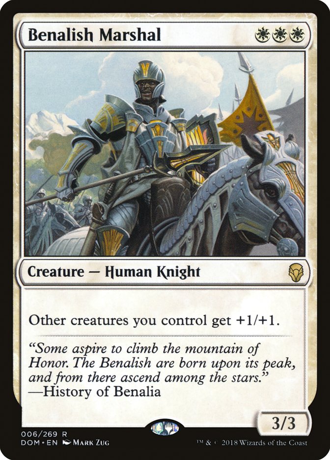 Benalish Marshal [Dominaria] | Play N Trade Winnipeg