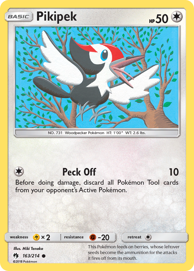 Pikipek (163/214) [Sun & Moon: Lost Thunder] | Play N Trade Winnipeg