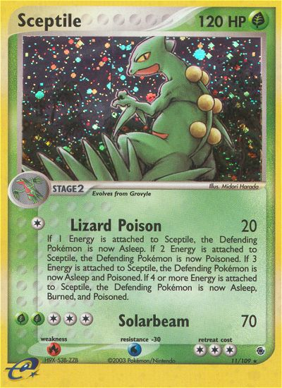 Sceptile (11/109) [EX: Ruby & Sapphire] | Play N Trade Winnipeg