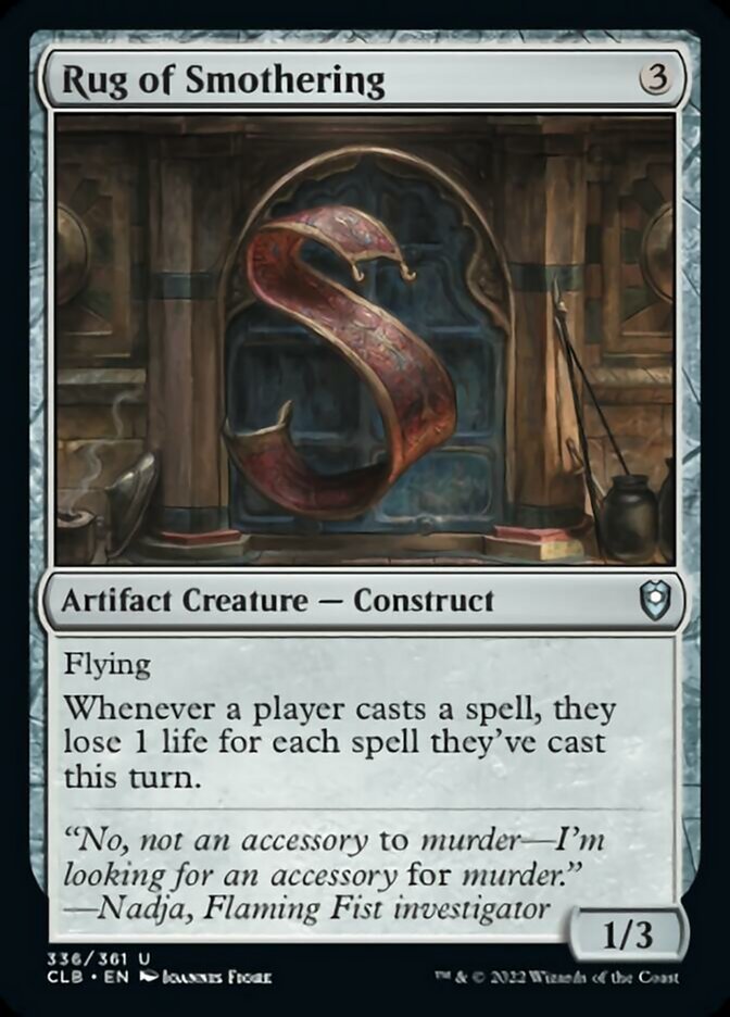 Rug of Smothering [Commander Legends: Battle for Baldur's Gate] | Play N Trade Winnipeg