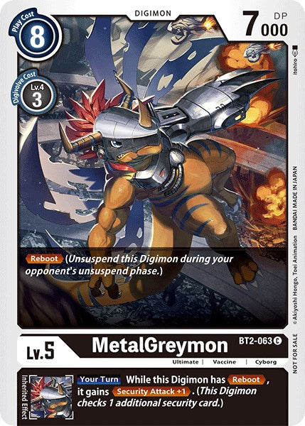 MetalGreymon [BT2-063] (Official Tournament Pack Vol.3) [Release Special Booster Promos] | Play N Trade Winnipeg