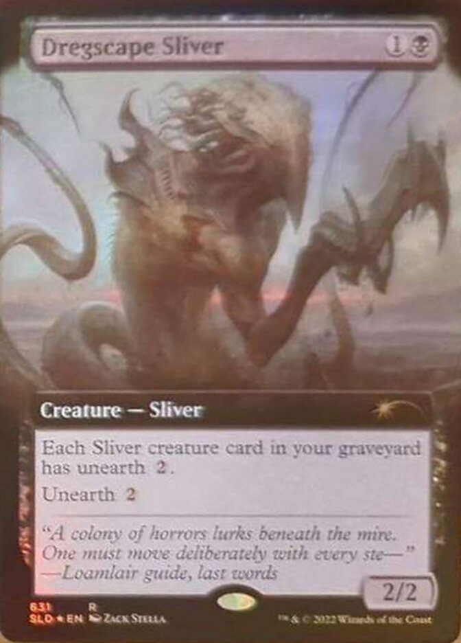 Dregscape Sliver (Extended Art) [Secret Lair Drop Promos] | Play N Trade Winnipeg