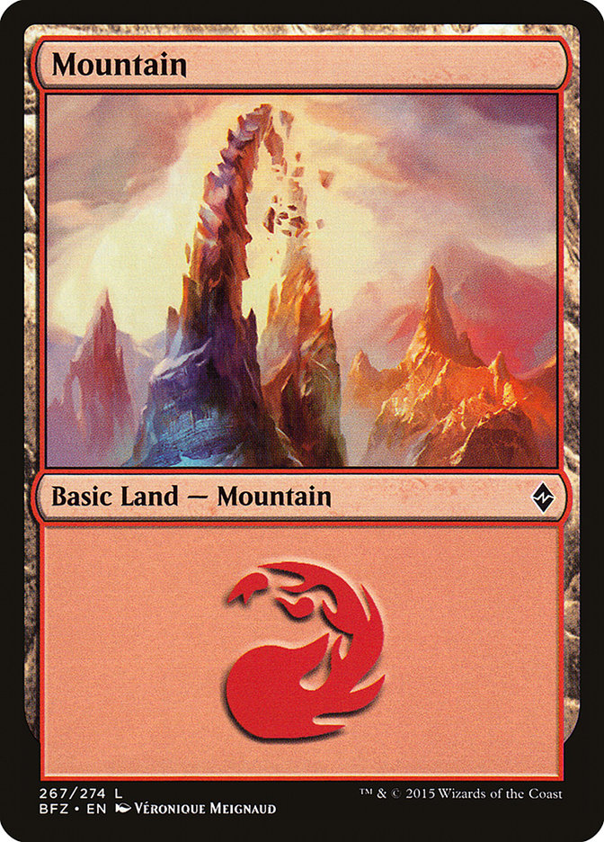 Mountain (267a) [Battle for Zendikar] | Play N Trade Winnipeg