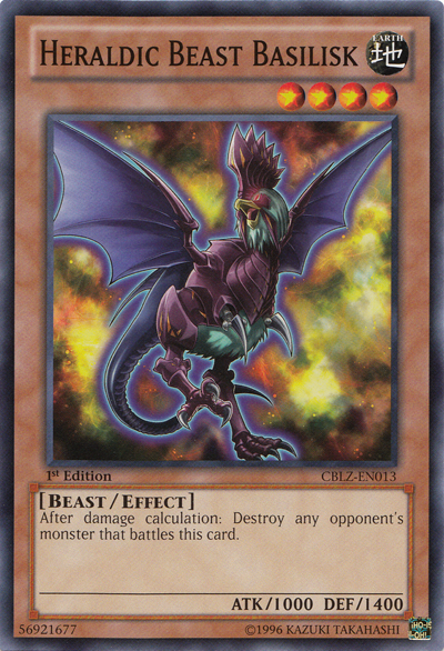 Heraldic Beast Basilisk [CBLZ-EN013] Common | Play N Trade Winnipeg