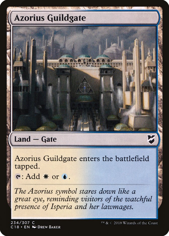 Azorius Guildgate [Commander 2018] | Play N Trade Winnipeg