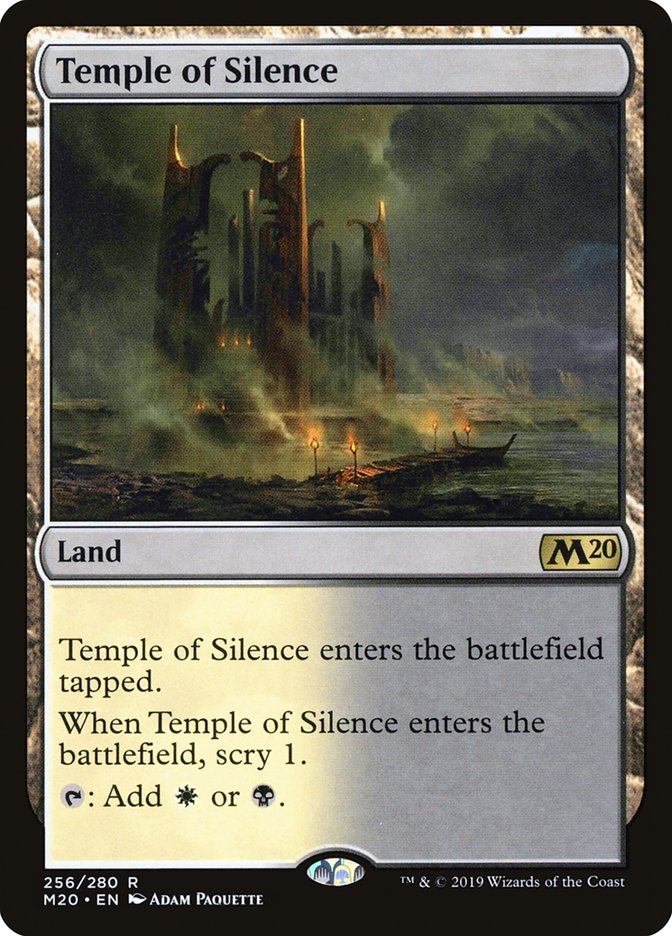 Temple of Silence [Core Set 2020] | Play N Trade Winnipeg