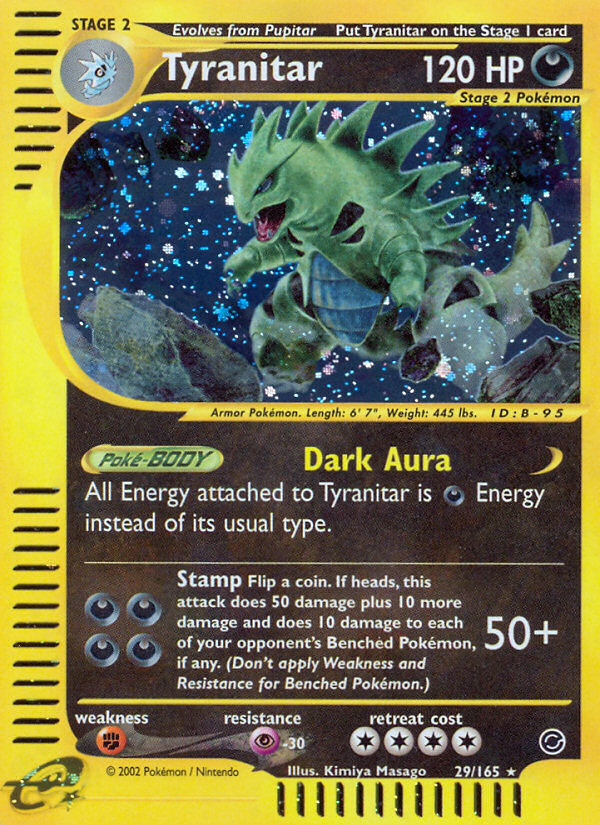 Tyranitar (29/165) [Expedition: Base Set] | Play N Trade Winnipeg