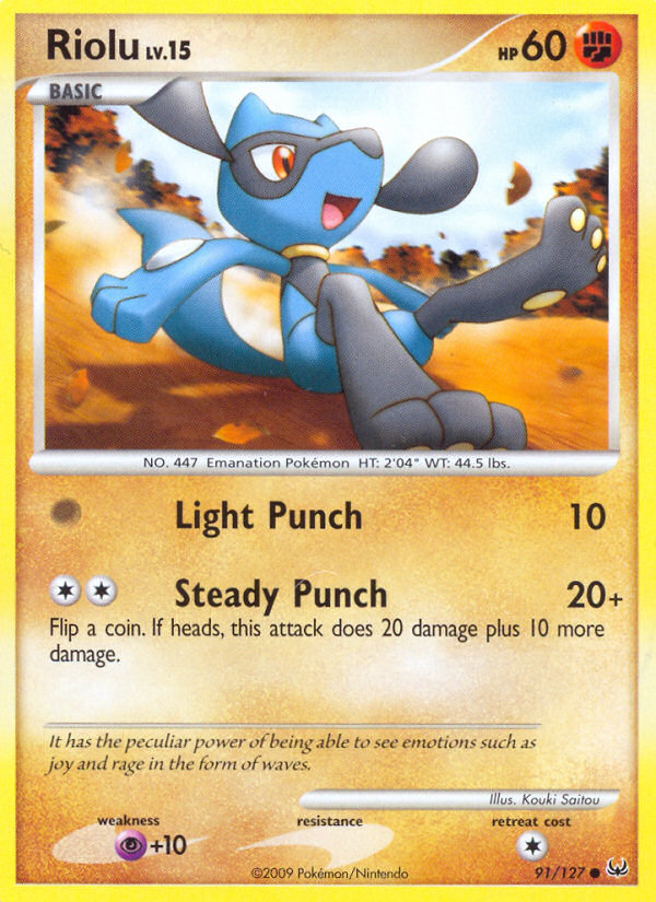 Riolu (91/127) [Platinum: Base Set] | Play N Trade Winnipeg