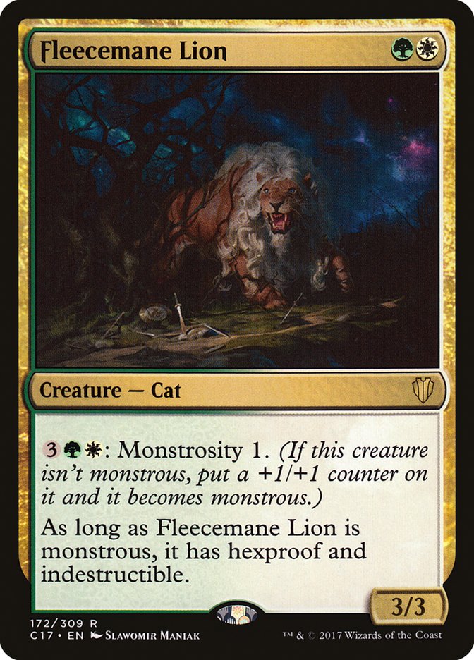 Fleecemane Lion [Commander 2017] | Play N Trade Winnipeg