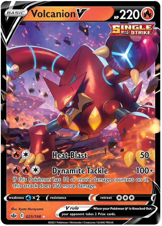 Volcanion V (025/198) [Sword & Shield: Chilling Reign] | Play N Trade Winnipeg