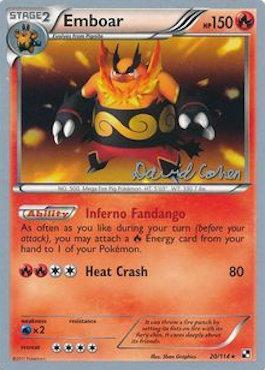 Emboar (20/114) (Twinboar - David Cohen) [World Championships 2011] | Play N Trade Winnipeg