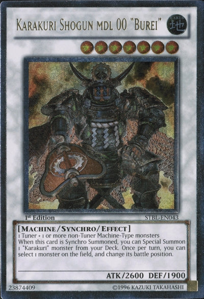 Karakuri Shogun mdl 00 "Burei" [STBL-EN043] Ultimate Rare | Play N Trade Winnipeg