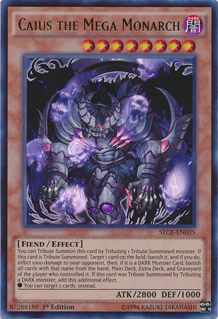 Caius the Mega Monarch [SECE-EN035] Ultra Rare | Play N Trade Winnipeg