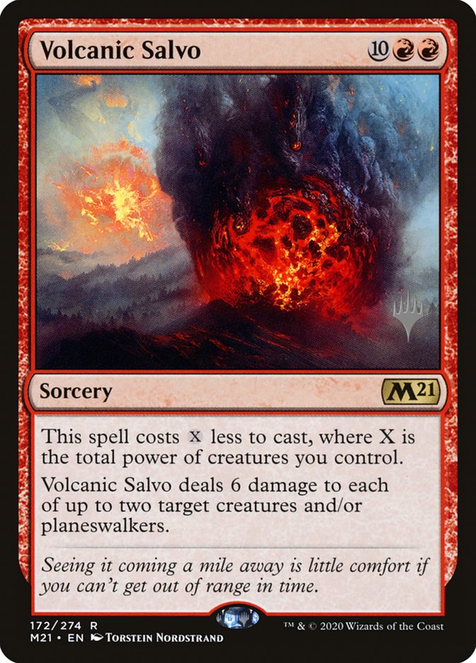 Volcanic Salvo (Promo Pack) [Core Set 2021 Promos] | Play N Trade Winnipeg