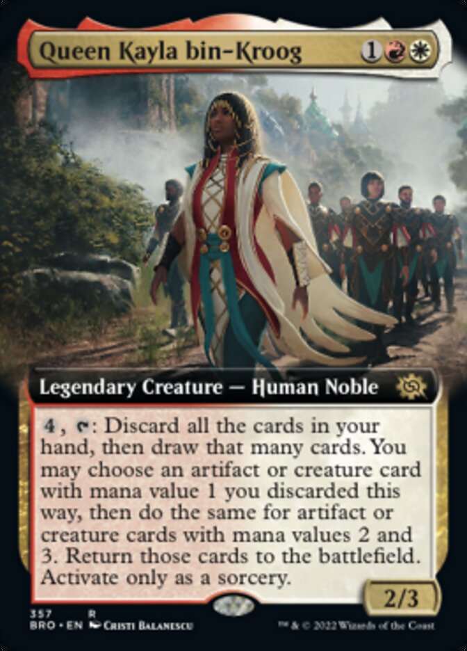 Queen Kayla bin-Kroog (Extended Art) [The Brothers' War] | Play N Trade Winnipeg