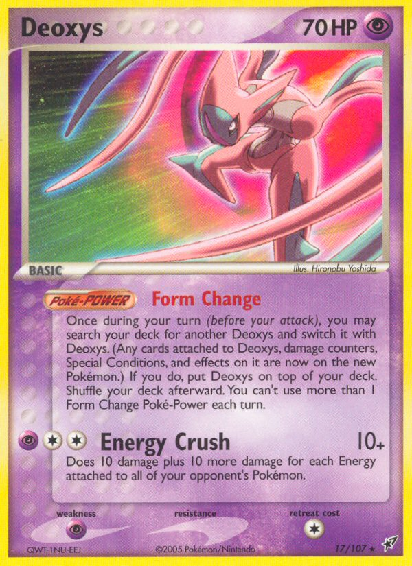 Deoxys (17/107) [EX: Deoxys] | Play N Trade Winnipeg