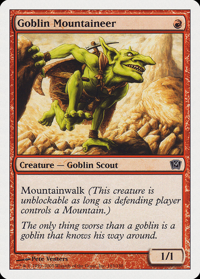 Goblin Mountaineer [Ninth Edition] | Play N Trade Winnipeg