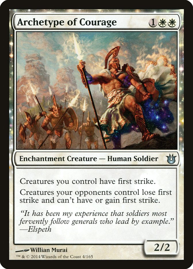 Archetype of Courage [Born of the Gods] | Play N Trade Winnipeg