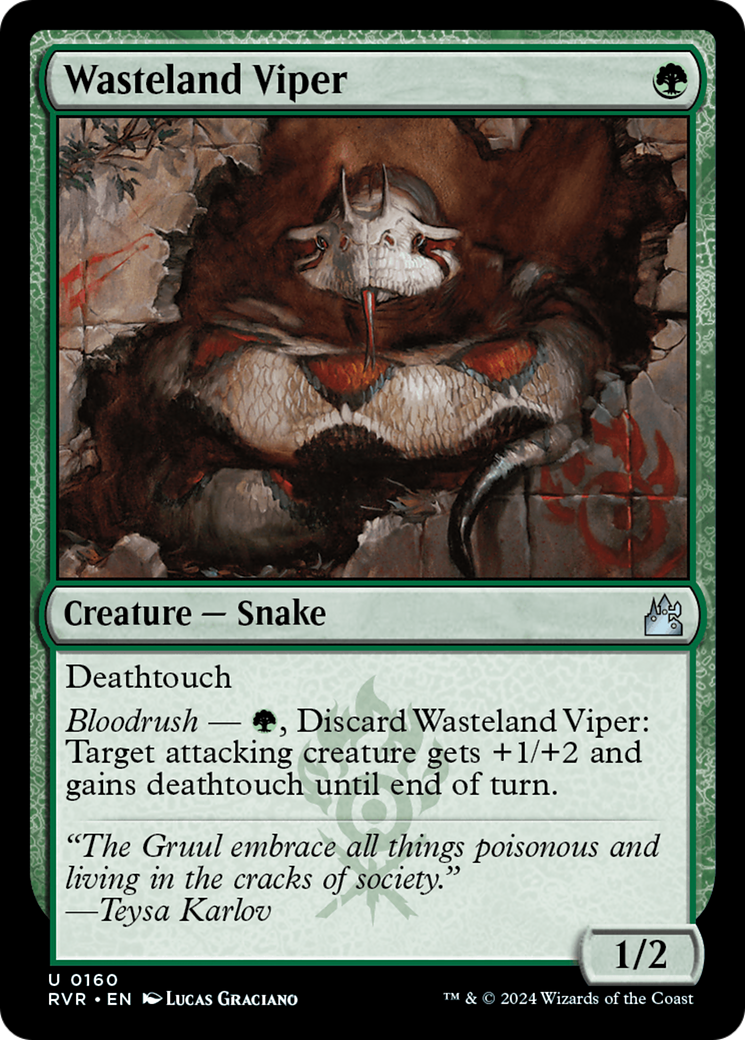 Wasteland Viper [Ravnica Remastered] | Play N Trade Winnipeg