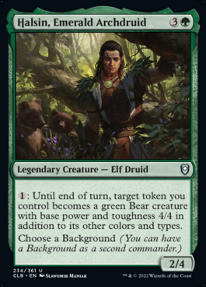 Halsin, Emerald Archdruid [Commander Legends: Battle for Baldur's Gate] | Play N Trade Winnipeg