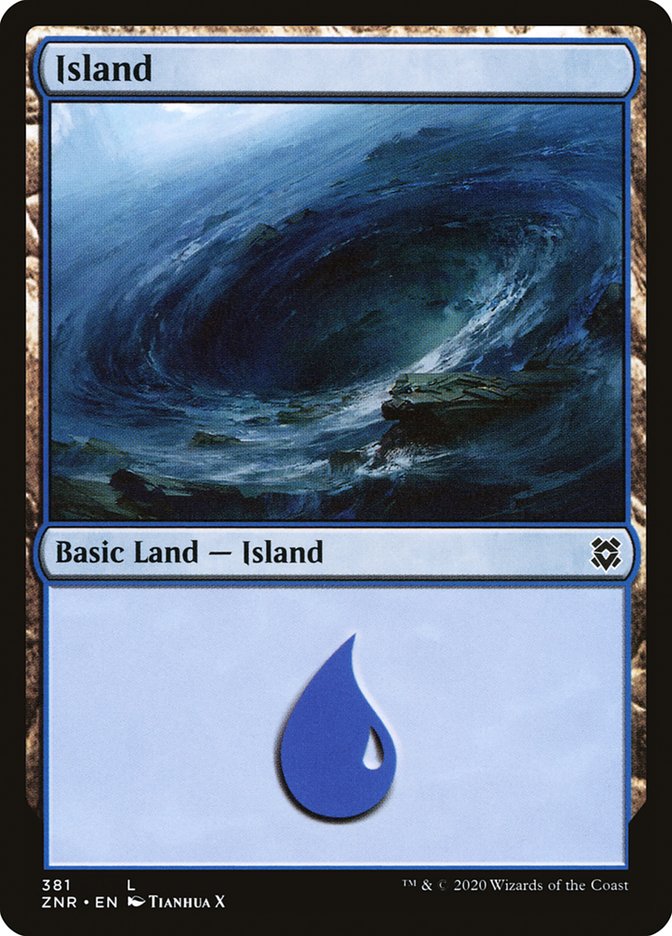 Island (381) [Zendikar Rising] | Play N Trade Winnipeg