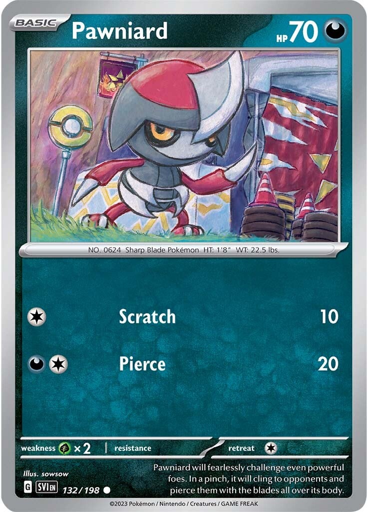 Pawniard (132/198) [Scarlet & Violet: Base Set] | Play N Trade Winnipeg