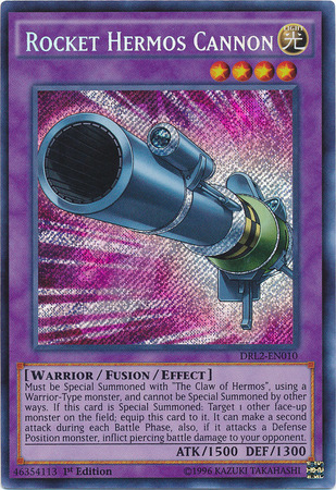 Rocket Hermos Cannon [DRL2-EN010] Secret Rare | Play N Trade Winnipeg