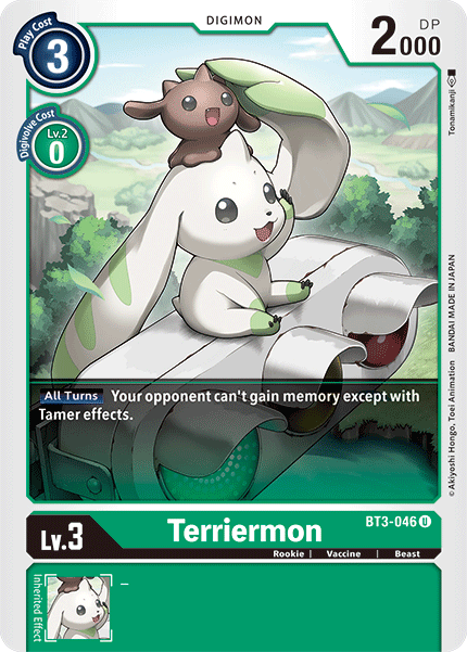 Terriermon [BT3-046] [Release Special Booster Ver.1.5] | Play N Trade Winnipeg