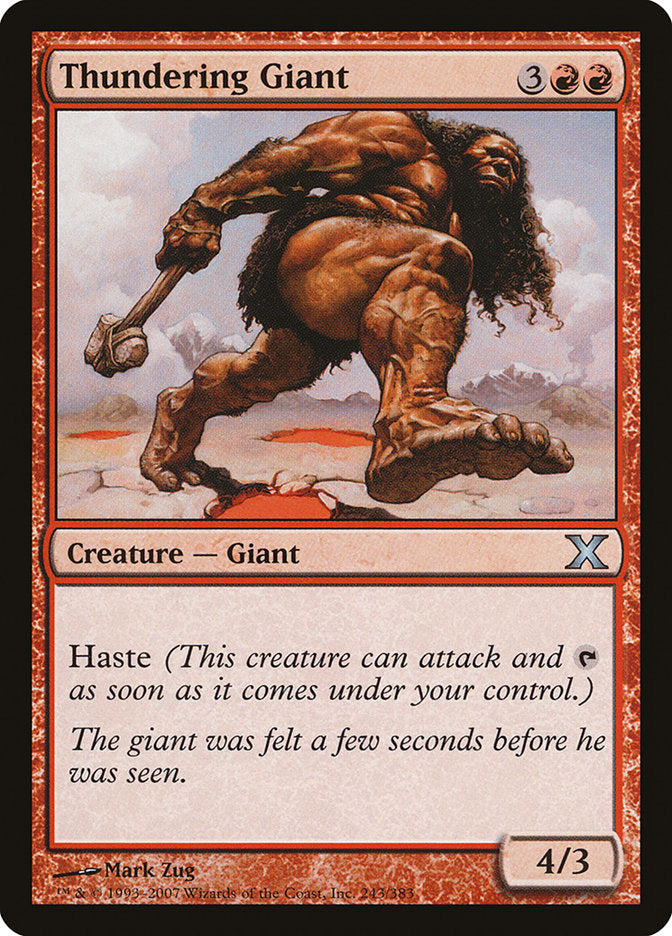 Thundering Giant [Tenth Edition] | Play N Trade Winnipeg