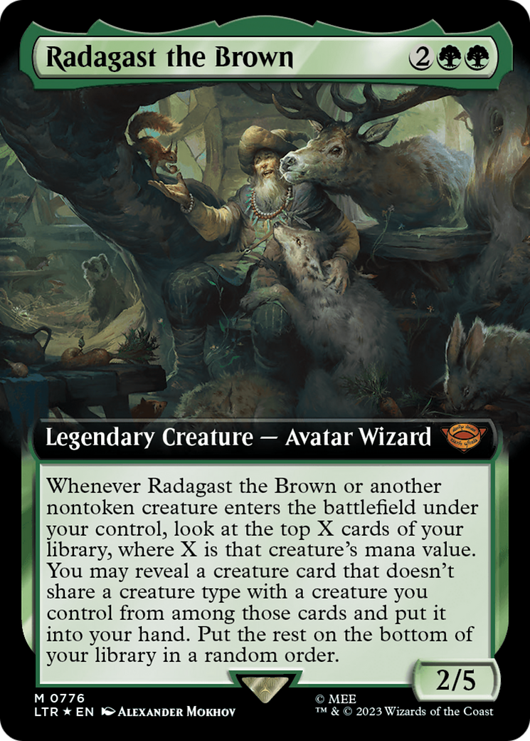 Radagast the Brown (Extended Art) (Surge Foil) [The Lord of the Rings: Tales of Middle-Earth] | Play N Trade Winnipeg