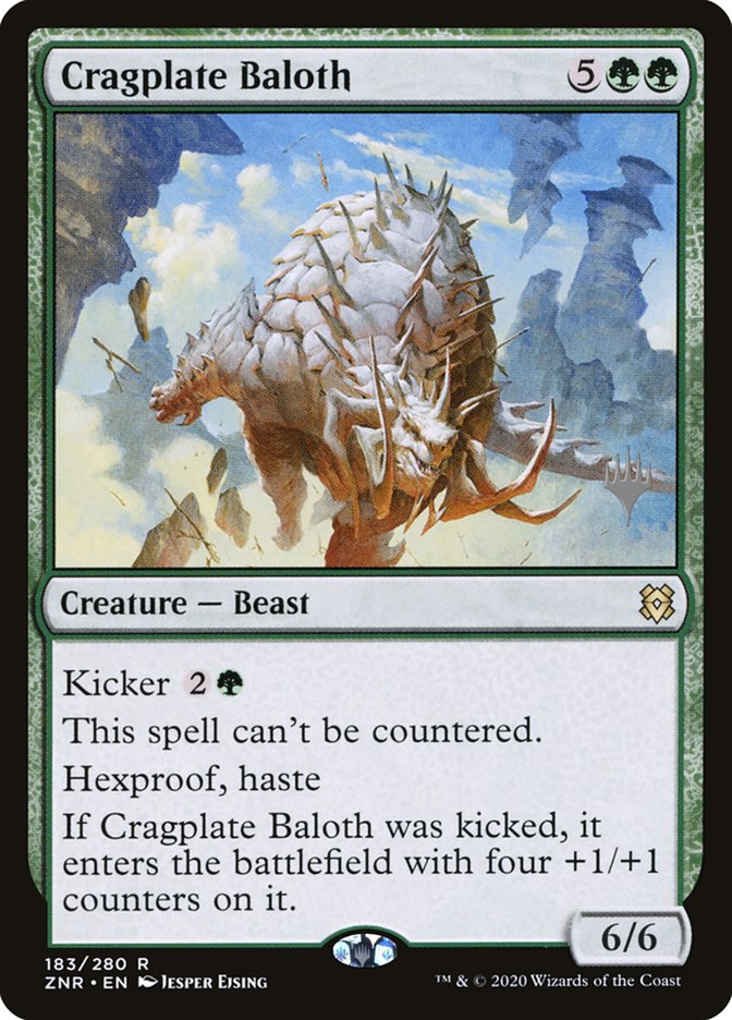 Cragplate Baloth (Promo Pack) [Zendikar Rising Promos] | Play N Trade Winnipeg