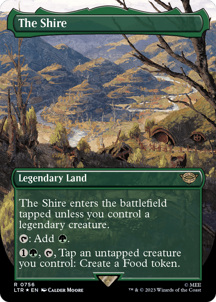 The Shire (Borderless) (Surge Foil) [The Lord of the Rings: Tales of Middle-Earth] | Play N Trade Winnipeg