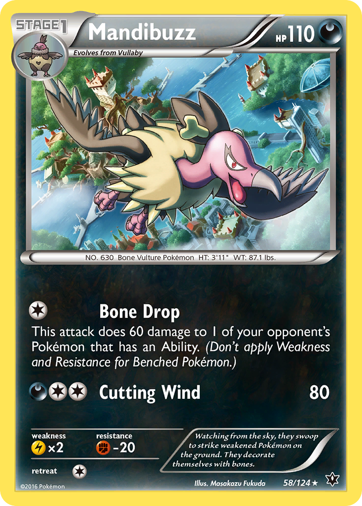 Mandibuzz (58/124) [XY: Fates Collide] | Play N Trade Winnipeg