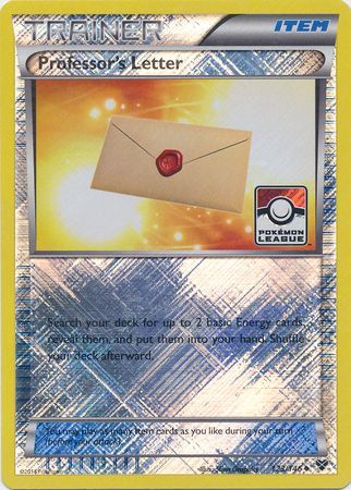 Professor's Letter (123/146) (League Promo) [XY: Base Set] | Play N Trade Winnipeg