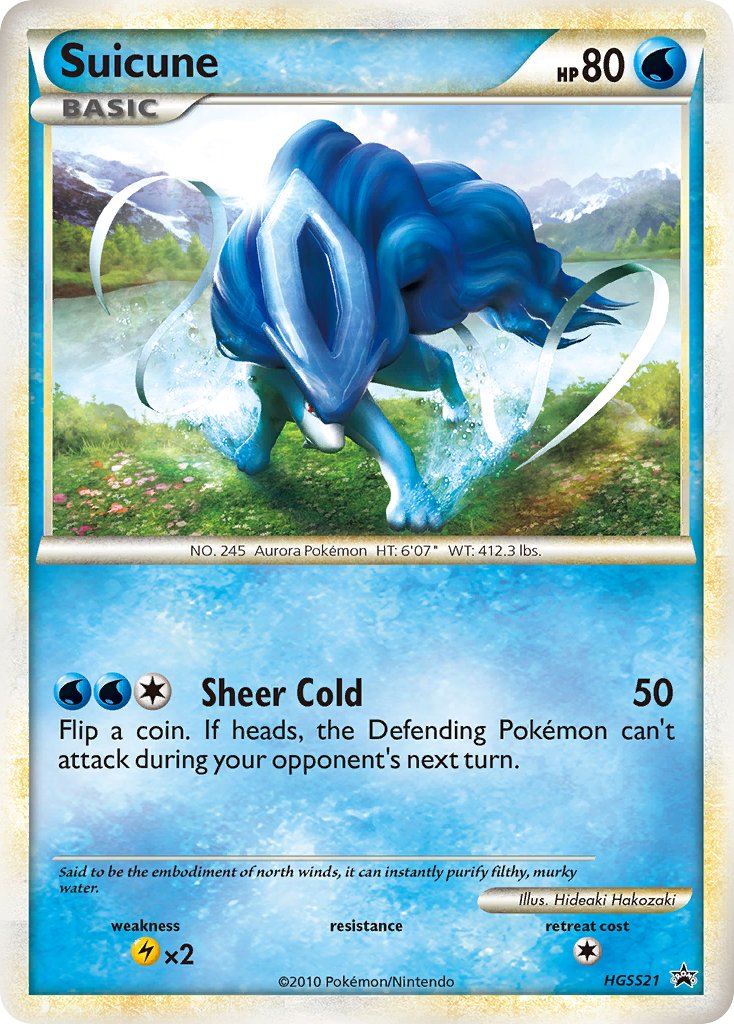 Suicune (HGSS21) [HeartGold & SoulSilver: Black Star Promos] | Play N Trade Winnipeg