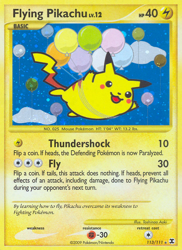 Flying Pikachu (113/111) [Platinum: Rising Rivals] | Play N Trade Winnipeg