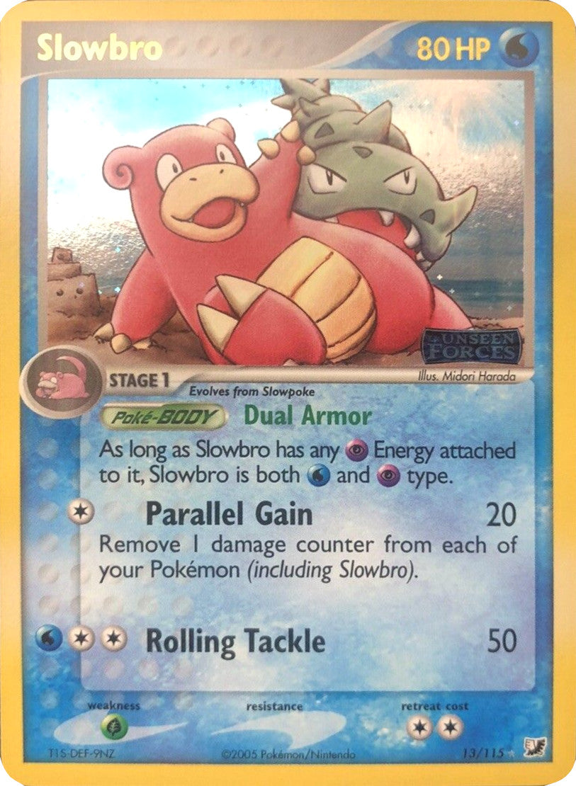 Slowbro (13/115) (Stamped) [EX: Unseen Forces] | Play N Trade Winnipeg