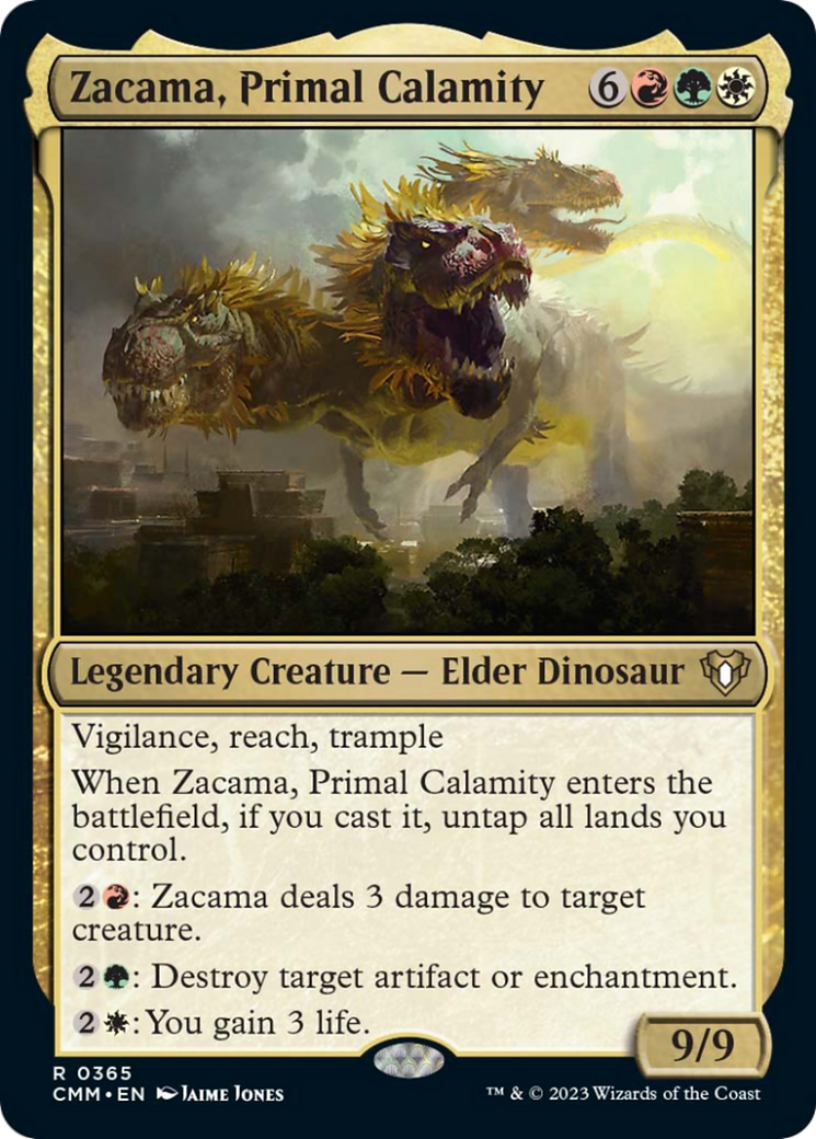 Zacama, Primal Calamity [Commander Masters] | Play N Trade Winnipeg