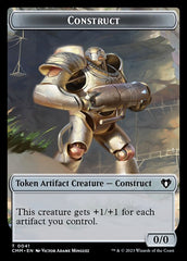 Elemental (0026) // Construct (0041) Double-Sided Token [Commander Masters Tokens] | Play N Trade Winnipeg
