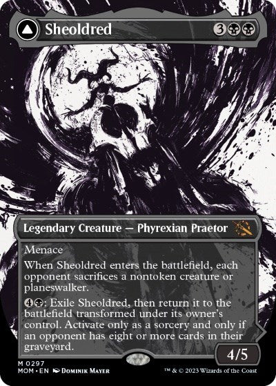 Sheoldred // The True Scriptures (Showcase Planar Booster Fun) [March of the Machine] | Play N Trade Winnipeg