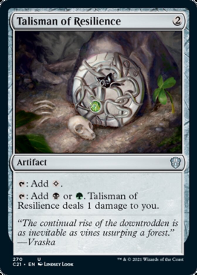 Talisman of Resilience [Commander 2021] | Play N Trade Winnipeg