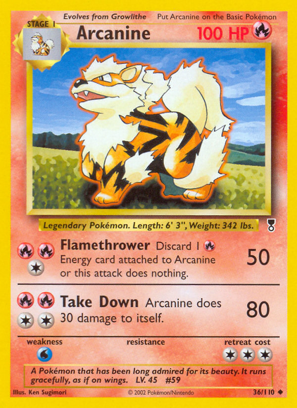 Arcanine (36/110) [Legendary Collection] | Play N Trade Winnipeg