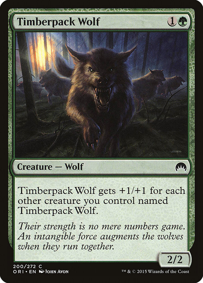 Timberpack Wolf [Magic Origins] | Play N Trade Winnipeg