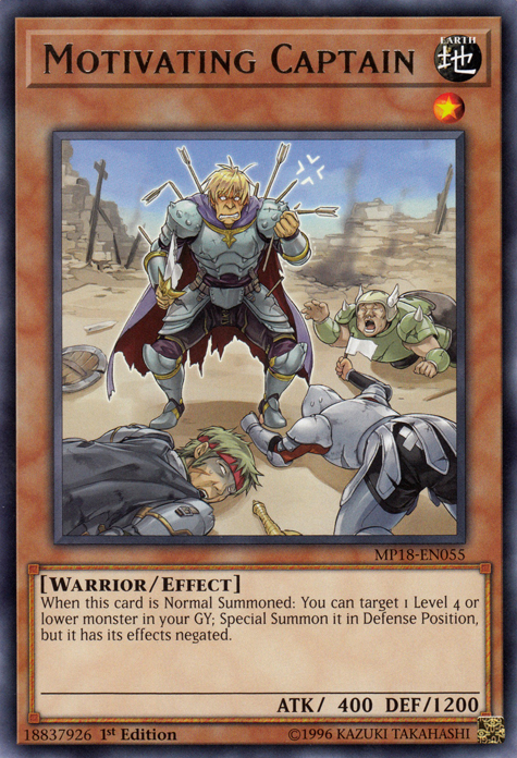 Motivating Captain [MP18-EN055] Rare | Play N Trade Winnipeg