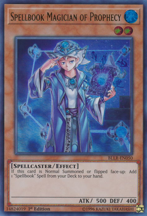 Spellbook Magician of Prophecy [BLLR-EN050] Ultra Rare | Play N Trade Winnipeg