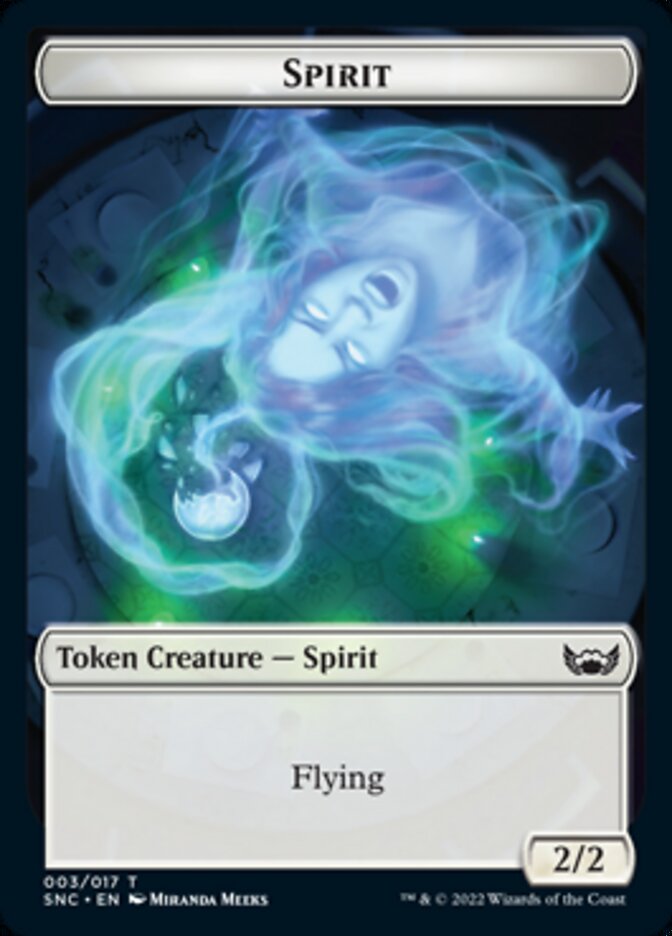 Fish // Spirit Double-sided Token [Streets of New Capenna Tokens] | Play N Trade Winnipeg