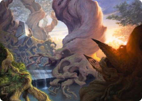 Yavimaya, Cradle of Growth Art Card [Modern Horizons 2 Art Series] | Play N Trade Winnipeg